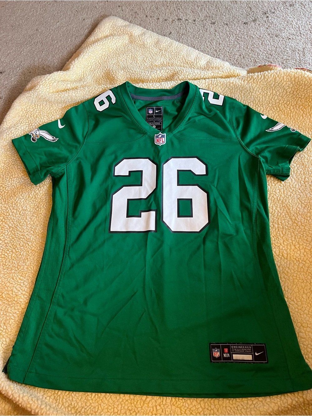 Nike NFL #26 Green Football Jersey